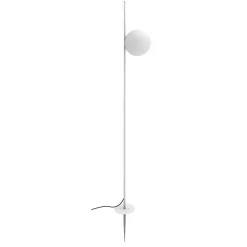 Karman lampe med jordspyd Atmosphere, hvit, 178 cm, plast| Utespotter
