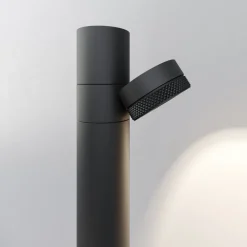 Karman LED-gatelampe Jaco, 54,3 cm, brun aluminium, 2 lyskilder. Sale