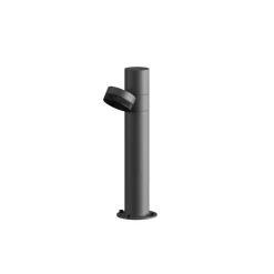 Karman LED-gatelampe Jaco, 30 cm, brun, aluminium, 1 lyskilde. Discount