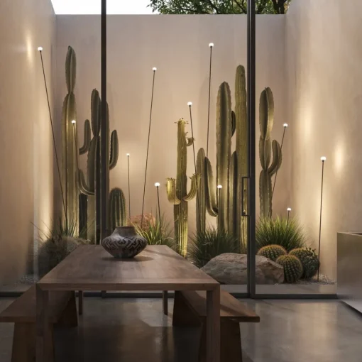 Karman LED-gatelampe MINUIT, høyde 105 cm, svart, IP65| Gatebelysning, Pullert Belysning
