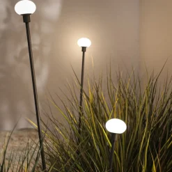 Karman LED-lampe med jordspyd MINUIT, høyde 105 cm, svart, IP65| Utespotter