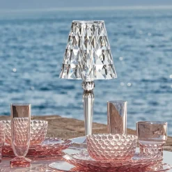 Kartell Big Battery - bordlampe IP54, transparent| Terrassebelysning|Bordlamper