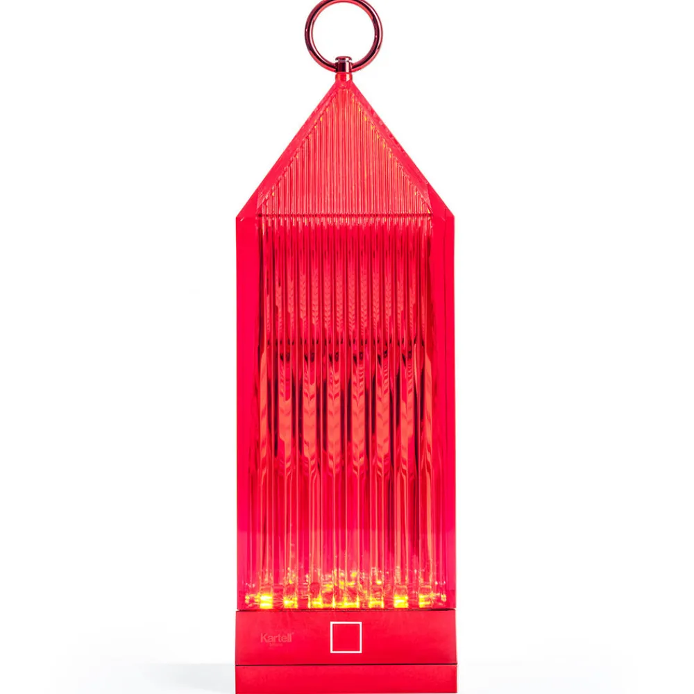 Kartell Lantern LED-bordlampe, rød IP54 New