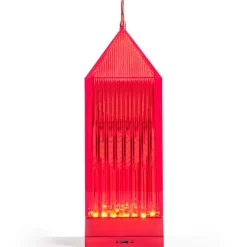 Kartell Lantern LED-bordlampe, rød IP54 New