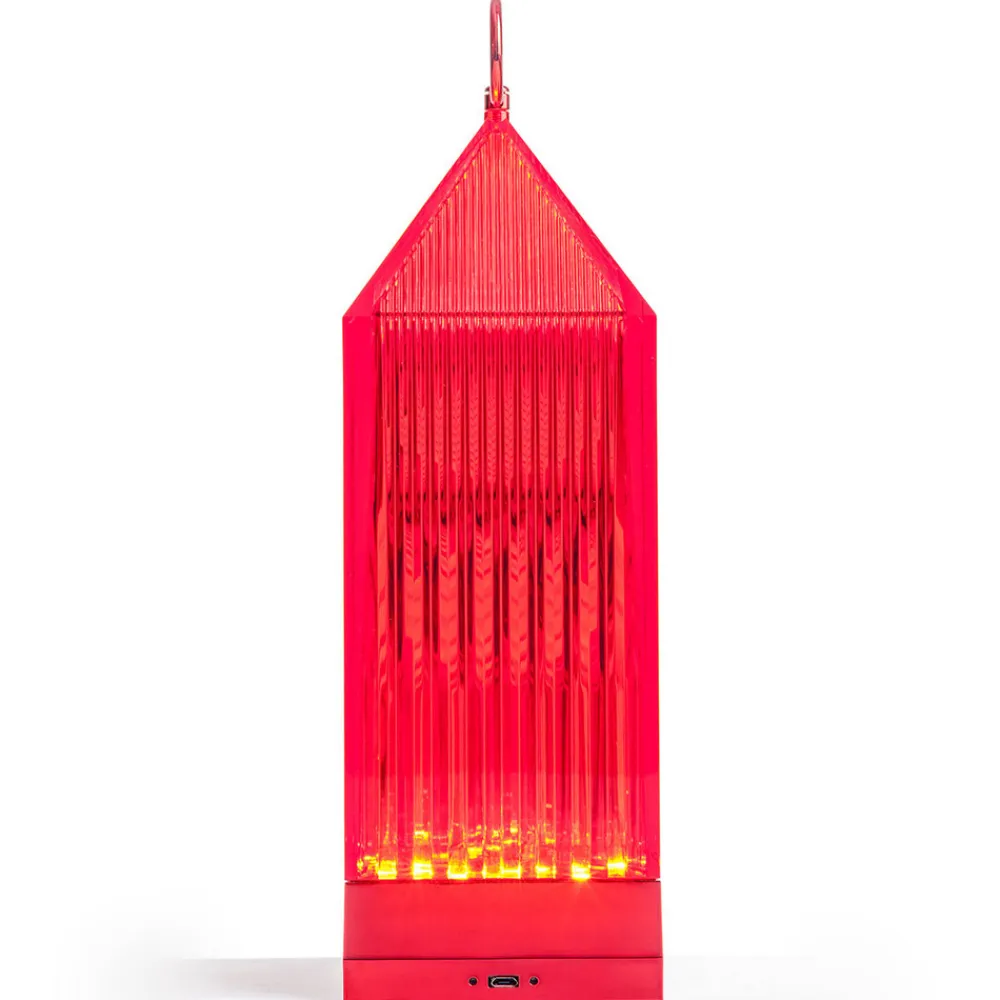 Kartell Lantern LED-bordlampe, rød IP54 New