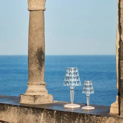 Kartell LED-bordlampe Batteri, 30 cm, gjennomsiktig, IP54 Hot