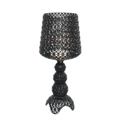 Kartell LED-bordlampe Mini Kabuki, svart, høyde 70 cm Online