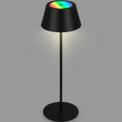 Briloner Kiki LED-bordlampe, svart, IP44, 3000 K, RGBW| Terrassebelysning