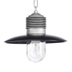 K.S. Verlichting Klassisk utendørspendel Ampere aluminium/svart Online