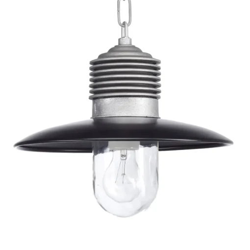 K.S. Verlichting Klassisk utendørspendel Ampere aluminium/svart Online