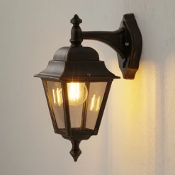 LCD Kobberfarget utendørs vegglampe Toulouse, pendellampe Best