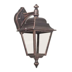 LCD Kobberfarget utendørs vegglampe Toulouse, pendellampe Best
