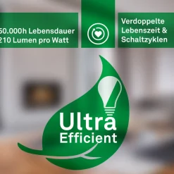 Briloner Kulana A innfellingslampe, hvit, 4000K, Ø9cm, sett med 3 stk Best