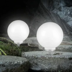 Globo Kuleformet solcellelampe Celyn 30 cm Discount