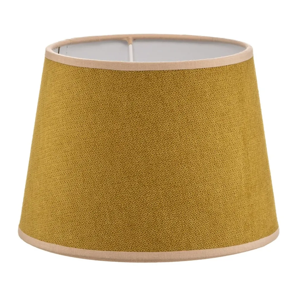 Duolla Lampeskjerm Classic S, vevd, sennepsgul| Lampeskjermer