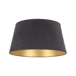 Duolla Lampeskjerm Cone Høyde 25,5 cm, grafitt/gull| Tilbehør|Lampeskjermer