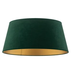 Duolla Lampeskjerm Cone Høyde 22,5 cm, mørkegrønn/gull