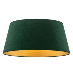 Duolla Lampeskjerm Cone Høyde 22,5 cm, mørkegrønn/gull