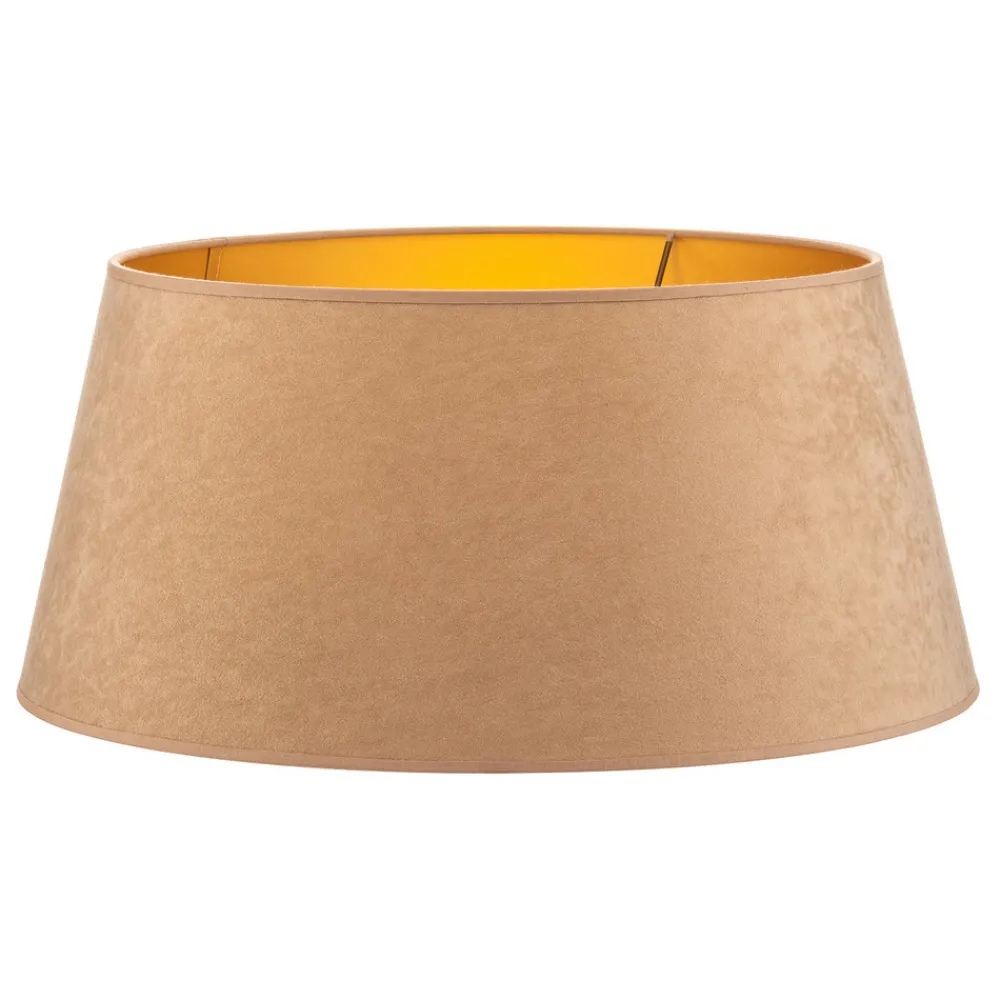 Duolla Lampeskjerm Cone Høyde 25,5 cm, beige/gull Best