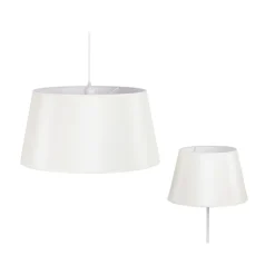 Duolla Lampeskjerm Cone høyde 25,5 cm, chintz ecru/hvit Clearance