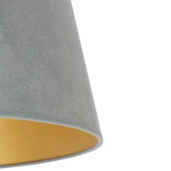 Duolla Lampeskjerm Cone Høyde 22,5 cm, mintgrønn/gull Hot