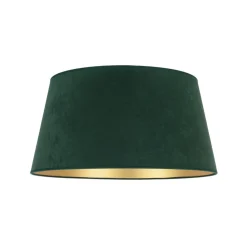 Duolla Lampeskjerm Cone Høyde 25,5 cm, mørkegrønn/gull Outlet