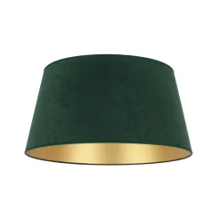 Duolla Lampeskjerm Cone Høyde 25,5 cm, mørkegrønn/gull Outlet