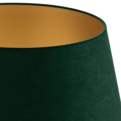 Duolla Lampeskjerm Cone Høyde 25,5 cm, mørkegrønn/gull Outlet