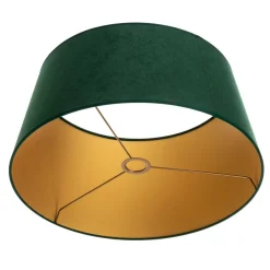 Duolla Lampeskjerm Cone Høyde 25,5 cm, mørkegrønn/gull Outlet