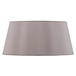 Duolla Lampeskjerm Cone høyde 25,5 cm, chintz grå/hvit Discount