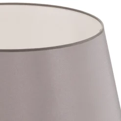 Duolla Lampeskjerm Cone høyde 25,5 cm, chintz grå/hvit Discount