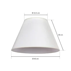 Duolla Lampeskjerm Pseudosofia t gulvlampe ecru/struktur| Lampeskjermer