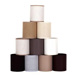 Duolla Lampeskjerm Roller, beige, Ø 13 cm, høyde 15 cm| Lampeskjermer