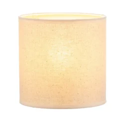 Duolla Lampeskjerm Roller, beige, Ø 15 cm, høyde 15 cm Discount