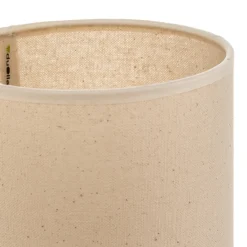 Duolla Lampeskjerm Roller, beige, Ø 15 cm, høyde 15 cm Discount