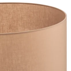 Duolla Lampeskjerm Roller, cappuccino, Ø 50 cm, høyde 24 cm Best
