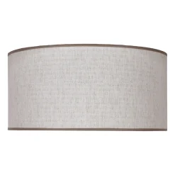 Duolla Lampeskjerm Roller, ecru, jute, Ø 50 cm, høyde 24 cm