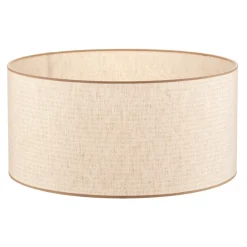 Duolla Lampeskjerm Roller, ecru, jute, Ø 50 cm, høyde 24 cm