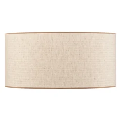 Duolla Lampeskjerm Roller, ecru, jute, Ø 50 cm, høyde 24 cm