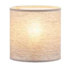 Duolla Lampeskjerm Roller, grå, Ø 15 cm, høyde 15 cm