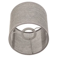 Duolla Lampeskjerm Roller, grå, Ø 15 cm, høyde 15 cm