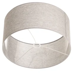 Duolla Lampeskjerm Roller, grå, Ø 50 cm, høyde 24 cm Online