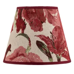 Duolla Lampeskjerm Sofia Høyde 15,5 cm, blomstermønster rød| Lampeskjermer
