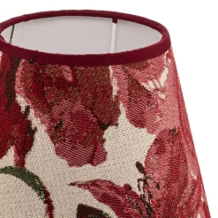 Duolla Lampeskjerm Sofia Høyde 15,5 cm, blomstermønster rød| Lampeskjermer