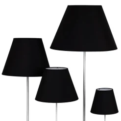 Duolla Lampeskjerm Sofia høyde 26 cm, svart/hvit| Lampeskjermer