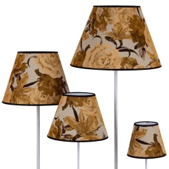 Duolla Lampeskjerm Sofia Høyde 31 cm, blomstermønster gul Outlet