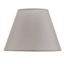 Duolla Lampeskjerm Sofia Høyde 21 cm, grå/hvit Discount