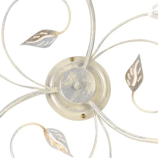 ONLI Lancia taklampe, elfenbensfarget, 3 lyskilder, jern, glass Hot