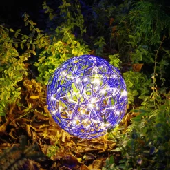 STAR TRADING LED 3D-designball Galax Fun, Ø 30 cm, blå Discount