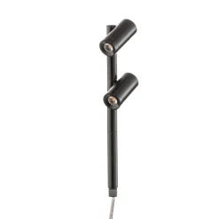Hera LED Duo Spot 2x3 W ww 170 mm svart Clearance